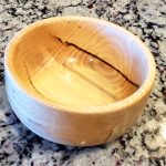 Classic Bowl - Kiln dried natural color Hackberry Wood