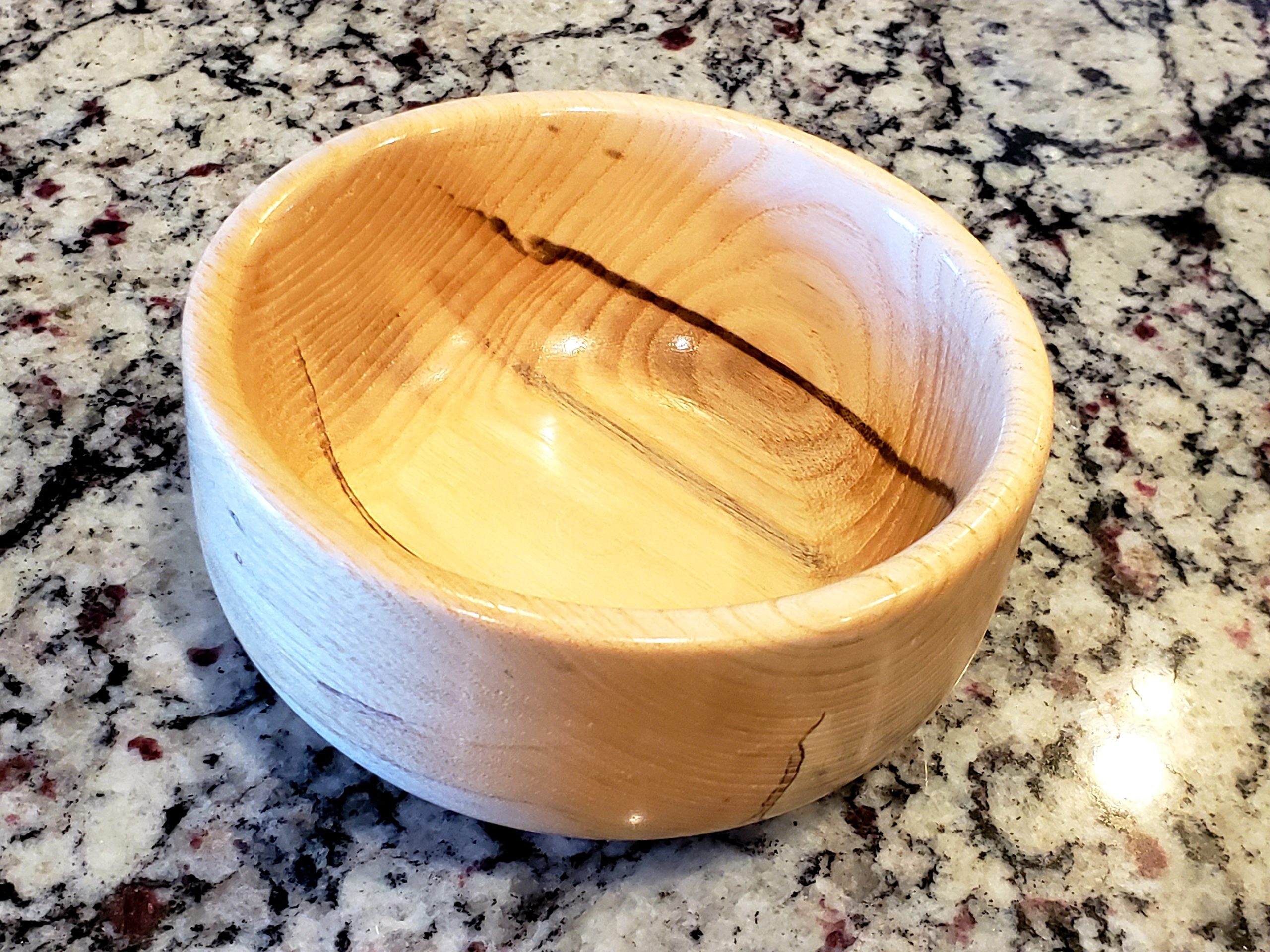 Classic Bowl - Kiln dried natural color Hackberry Wood